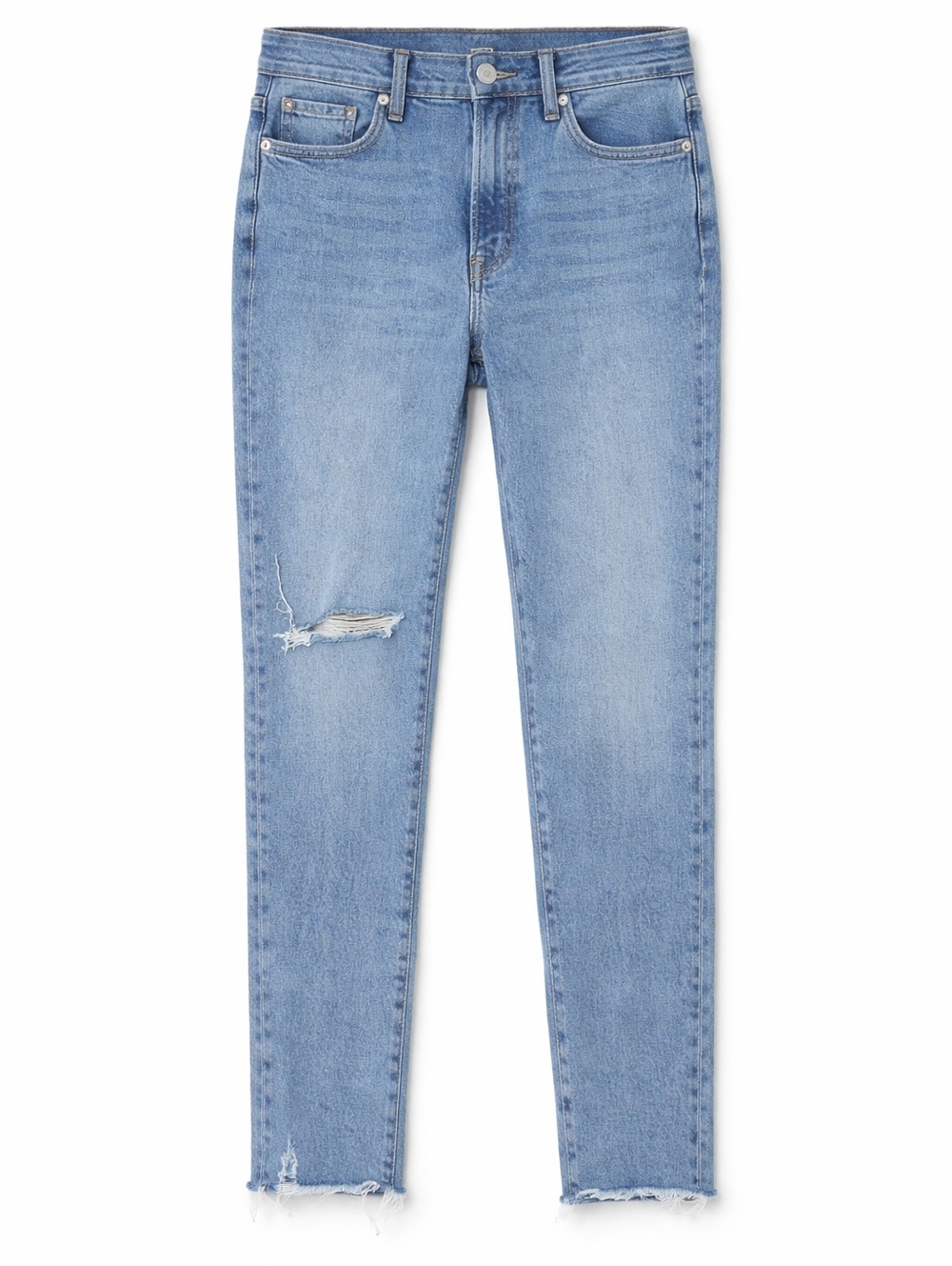 We The Free Light Wash High-Rise Skinny Jeans